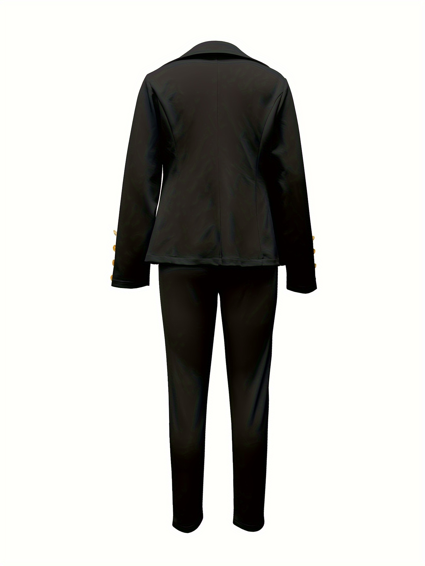 Black Blazer Set for Women, Formal Pantsuit for Women, Chic Womens Pants  Suit, Womens Blazer and Pants Set, Double Breasted Blazer Set -  Canada
