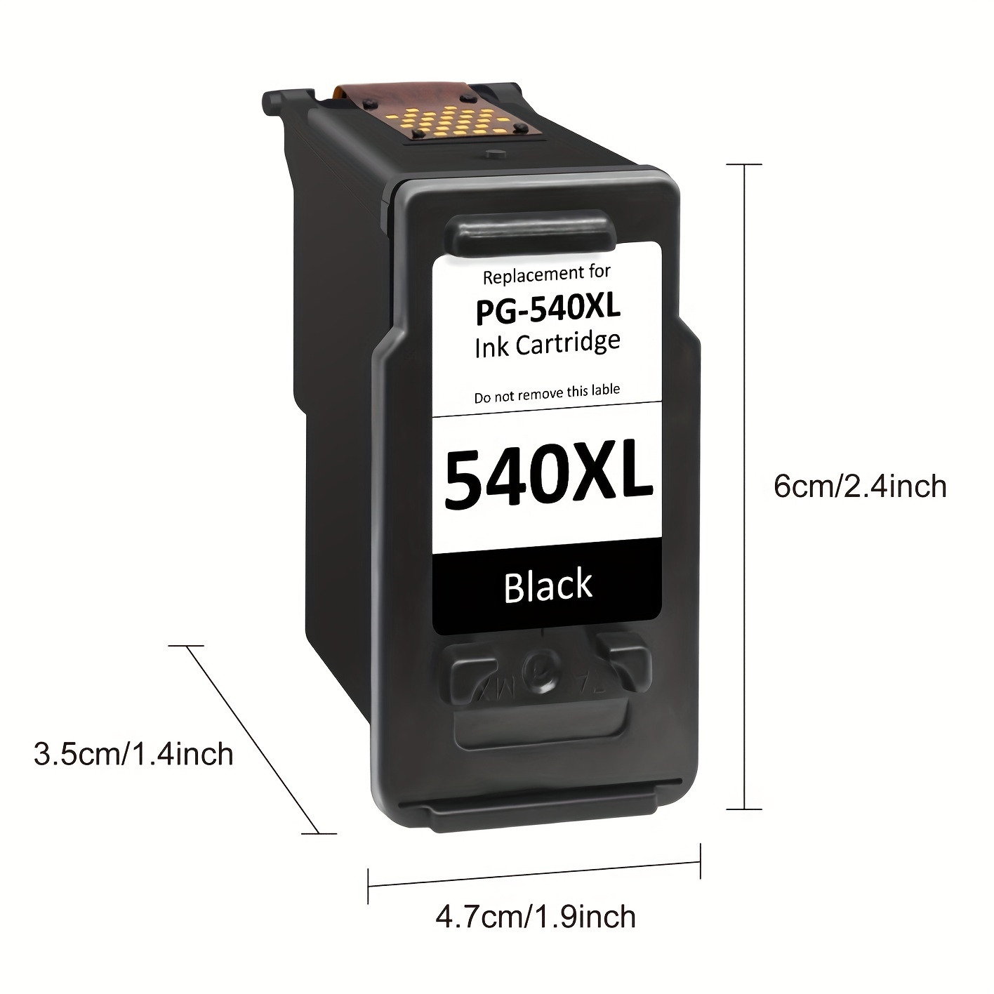 Economink PG-540 CL-541XL Ink Cartridge Replacement For Canon 540 541 XL  Work For Pixma GM 2050(541 Only) TS5150 5151 MG2150 2255 3100 3150 3155 3200
