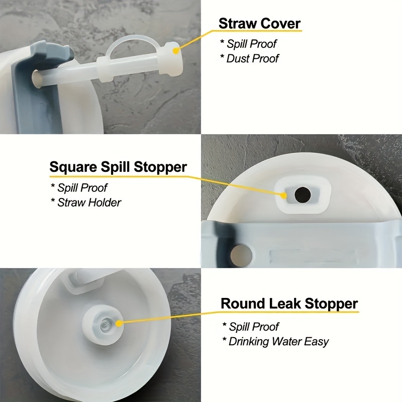 Anti spill Straw Plugs For 1.0/2.0 Stanley Tumbler Silicone - Temu