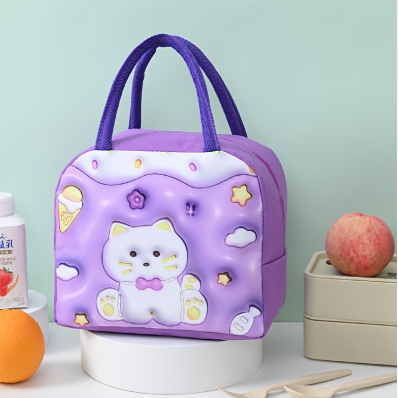 1pc Purple Lunch Box