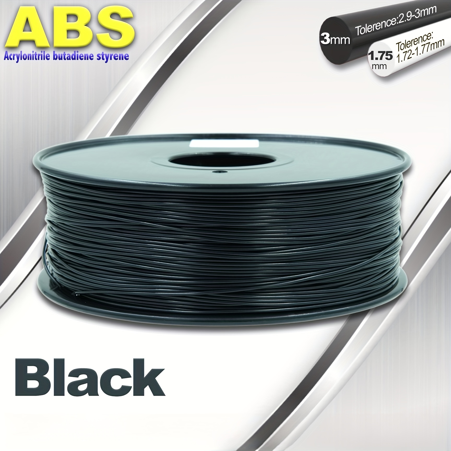 ABS+Black 1.75 mm / 1000 g