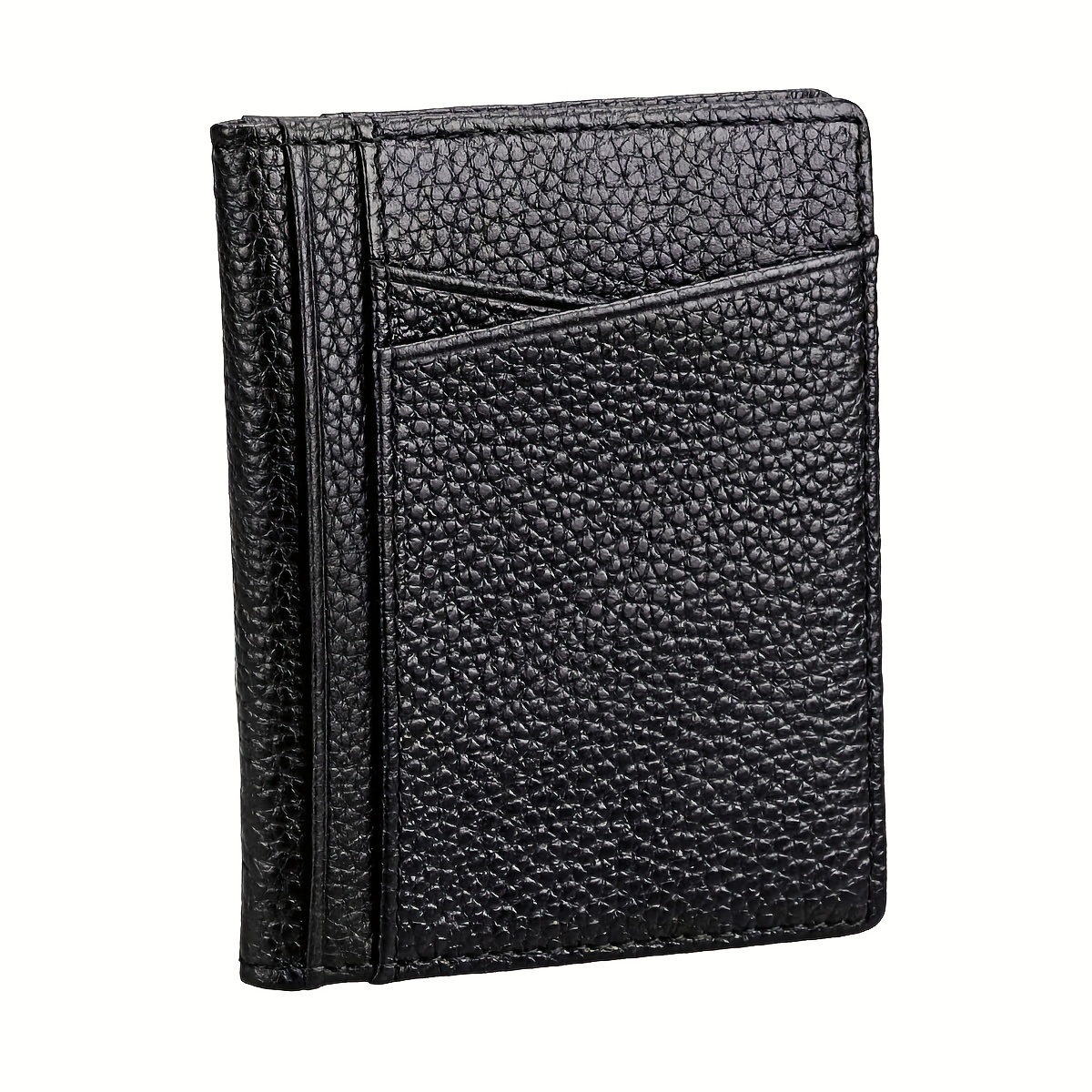 Ultra Thin Cow Leather Wallet Anti Theft Men's Card Bag Real Leather Wallet