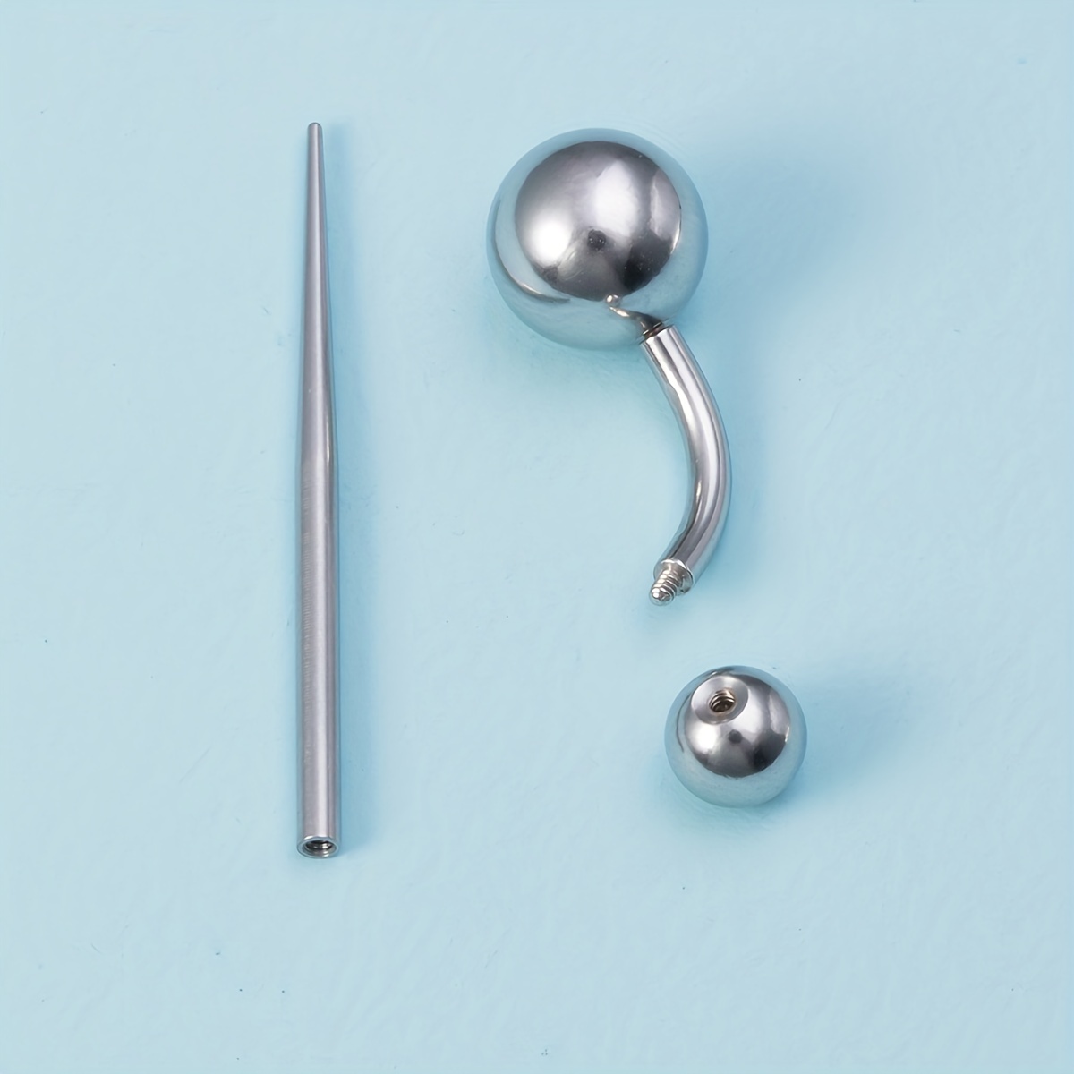 Stainless Steel Body Piercing Kit Assistant Tool Taper - Temu