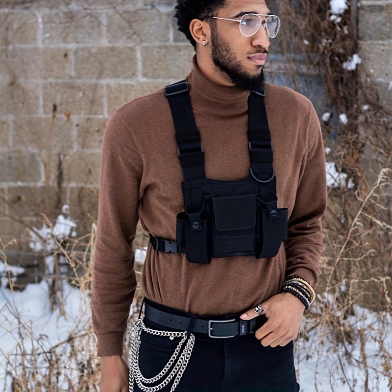 THE HOLSTER Shoulder Bag Utility Vest With 6 Pockets 