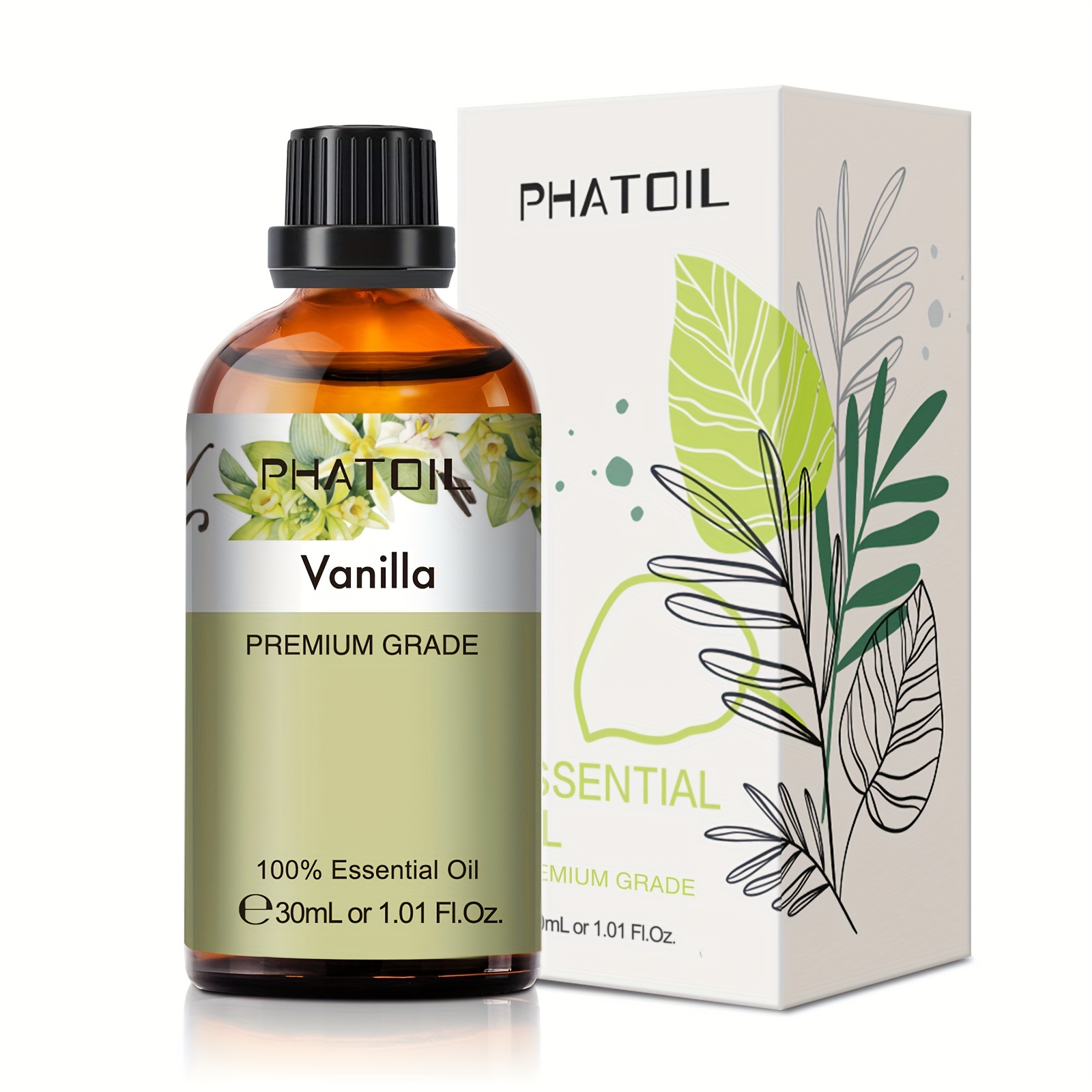 

1pc 30ml/1.01 Fl.oz Vanilla Essential Oils For Diffusers, Humidifiers, Soap Making