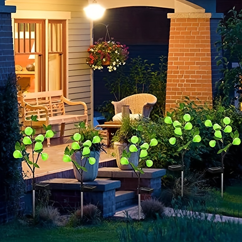 Lampara estaca luz blanca led proyector decoracion patio jardin SOLARES  bateria