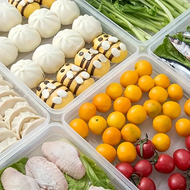 HEEGIN Knödel-Tiefkühlbox - Tragbare Kühlschrank-Gefrierbox mit Deckel   Leicht zu reinigende Aufbewahrungsbehälter mit Deckel für Meeresfrüchte,  Gemüse, Knödel, Gebäck und Fleisch : : Küche, Haushalt & Wohnen