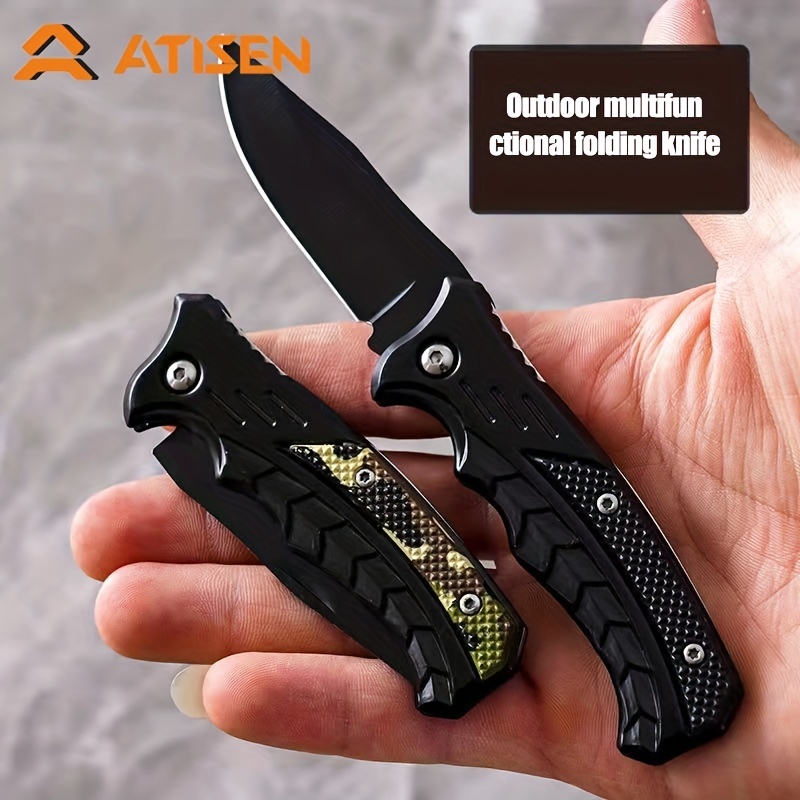 Premium Stainless Steel Tactical Knife Perfect Hunting - Temu