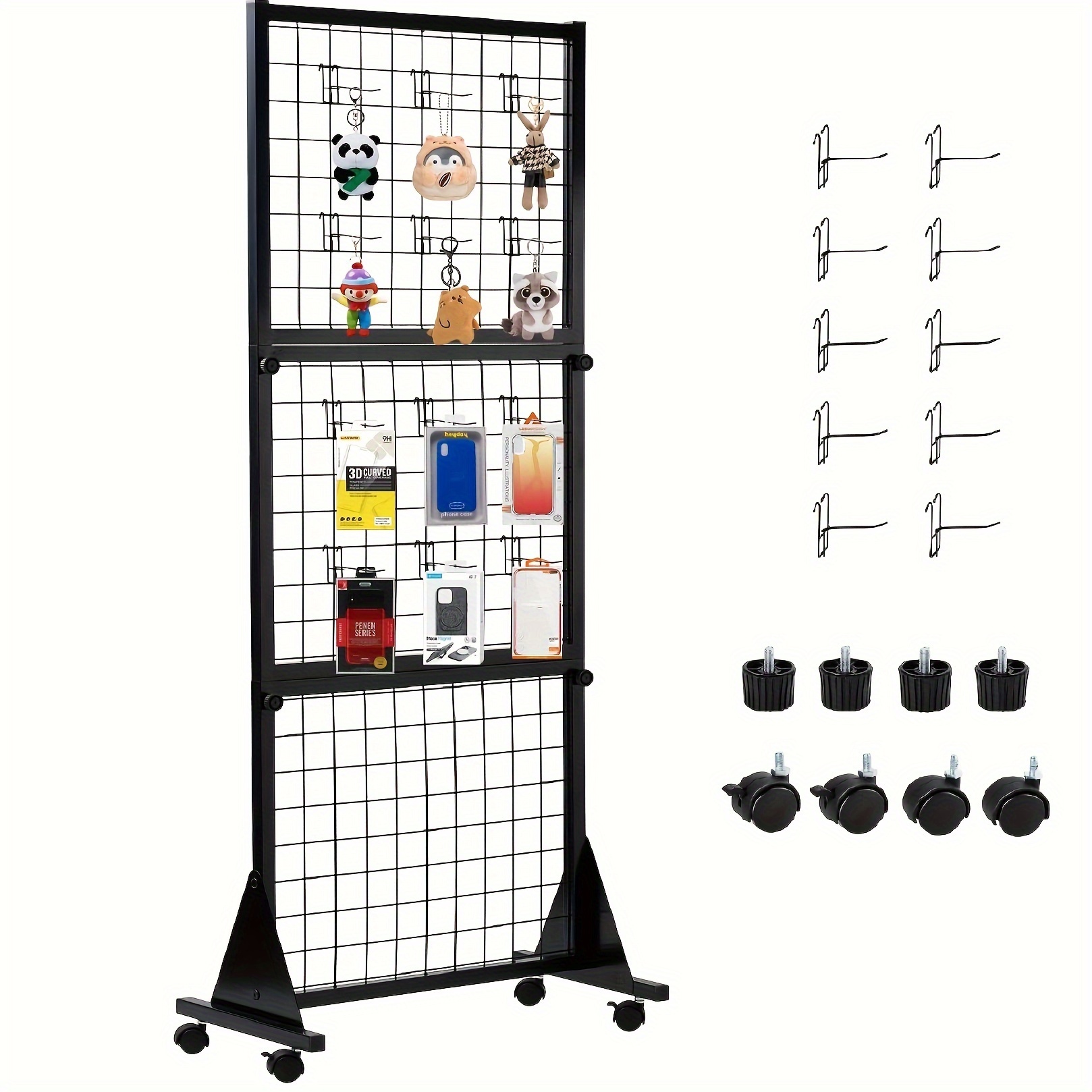 Wire Wall Grid Panel Photo Hanging Display Metal Mesh Wall - Temu