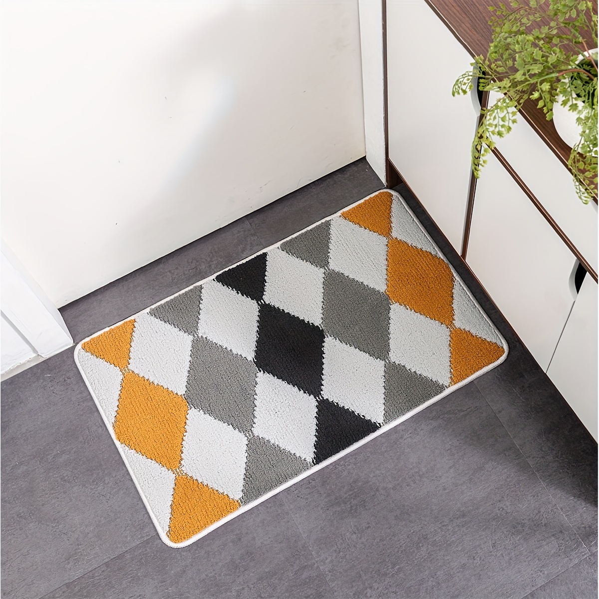 Front Door Mats Non-Slip Waterproof TPE Rubber Entrance Rug Floor Outdoor  Mat