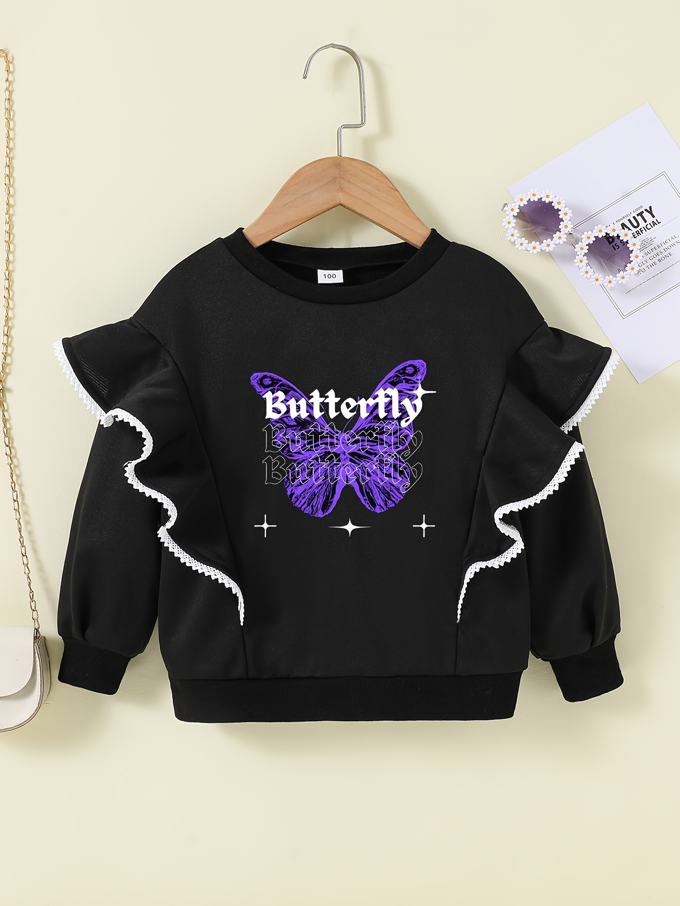 Womens Floral Sweatshirt Vintage Long Sleeve Crewneck Pullover Fall