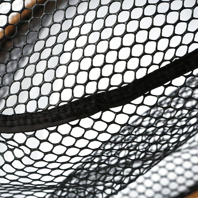 Fishing gear equipment net catch release wood rubberized mesh - CG