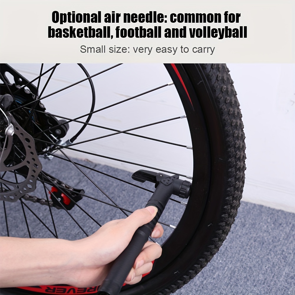 Bomba de aire con soporte para bicicleta