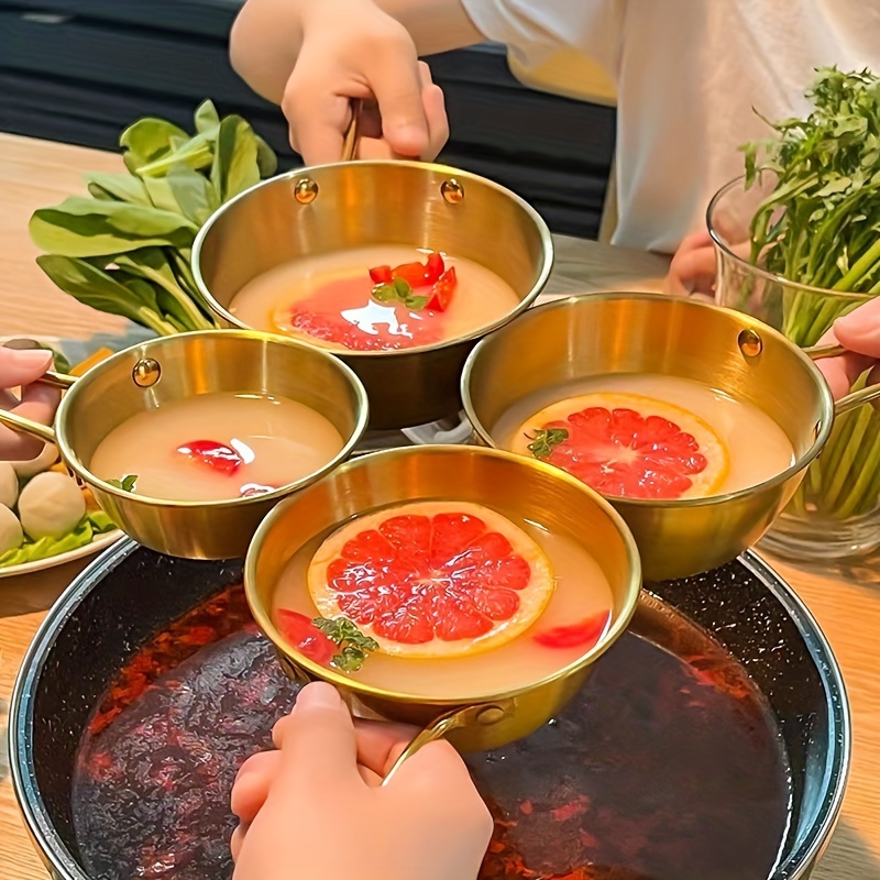 Stainless steel serving cheap bowls with handles