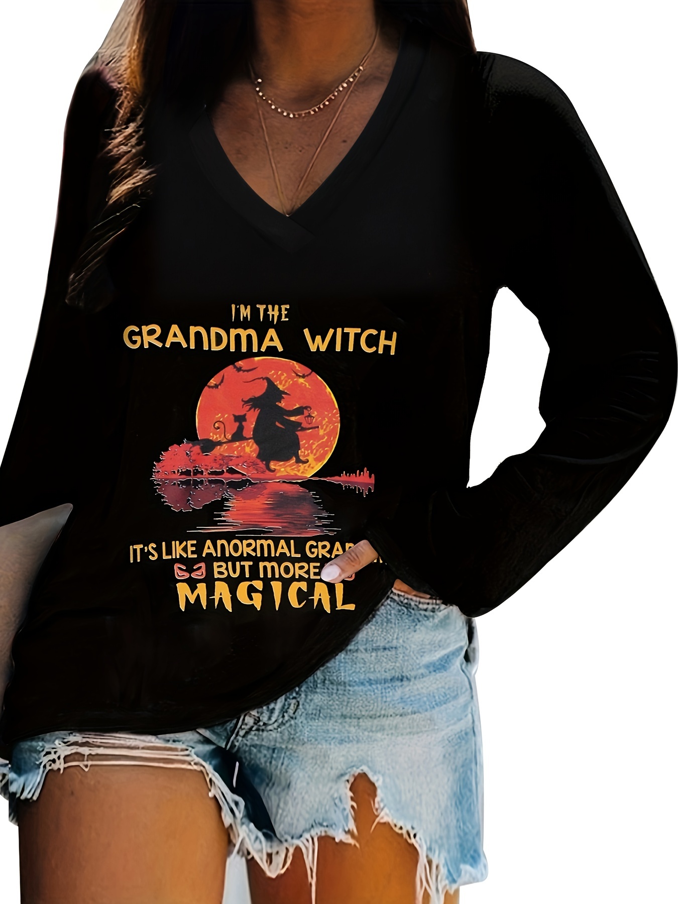 witch shirt plus size