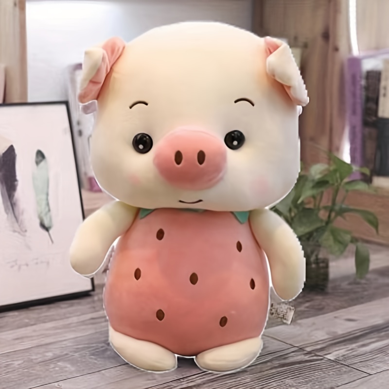 Kawaii Stuffed Plush Fruit Pig Toys Rabbit Girl Gift Soft - Temu Republic  of Korea