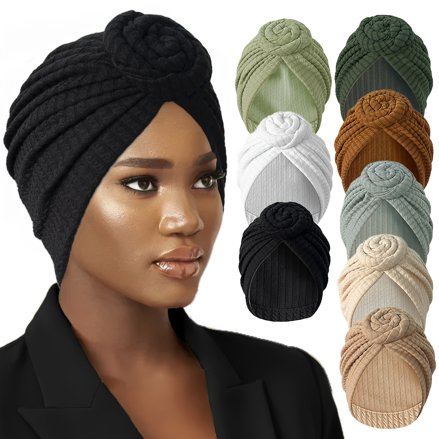 4 Pieces Stretch Jersey Turban Stretchy Head Wrap Knit Headwraps Urban Hair  Scarf African Head Wrap Solid Color Ultra Soft Extra Long Breathable Head