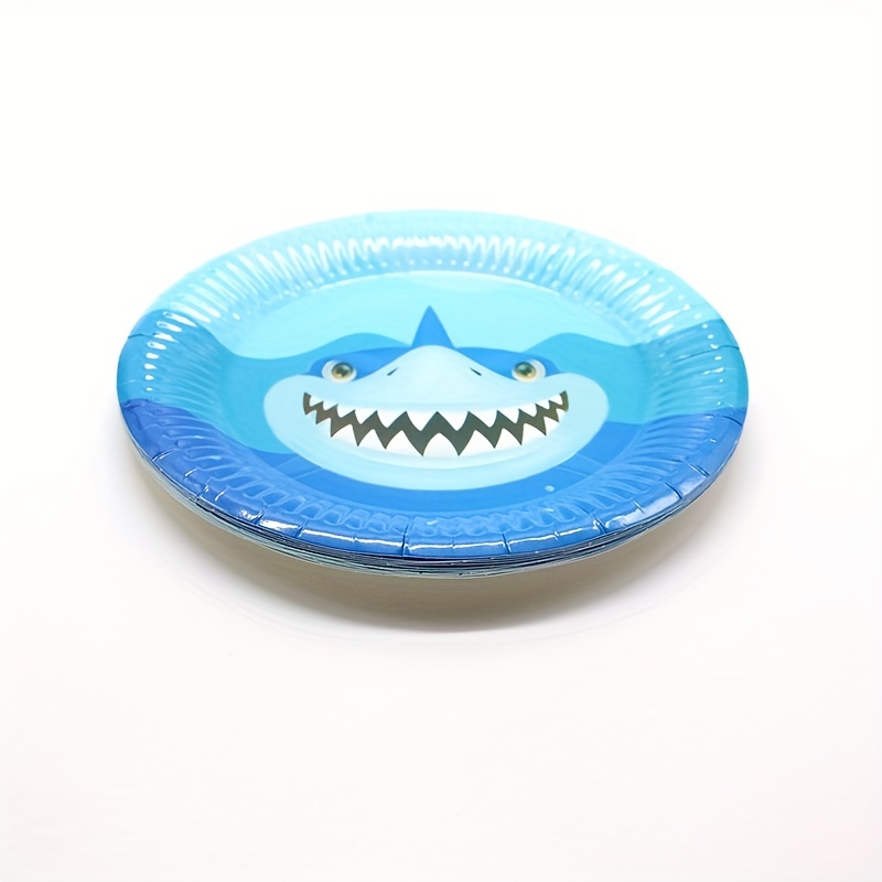 Shark Party Plates, 8 Shark Plates, Shark Attack Plates, Shark Birthday  Party Decor, Under the Sea Tableware, 8 Large Shark Paperplates -   Israel