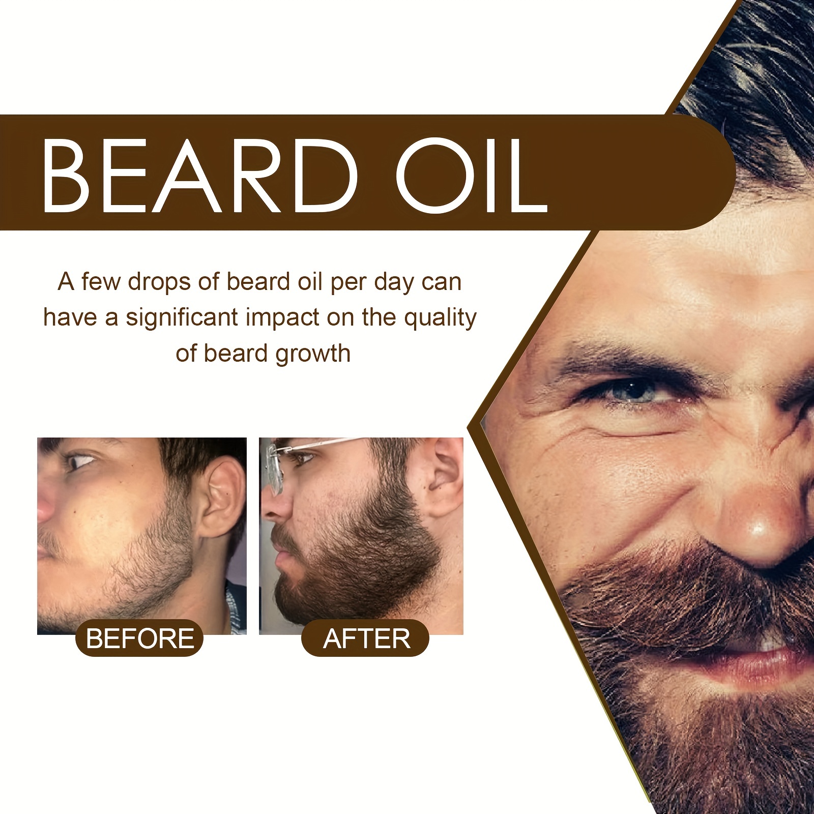 Olio Per La Cura Della Barba Da Uomo Olio Essenziale Classico Per