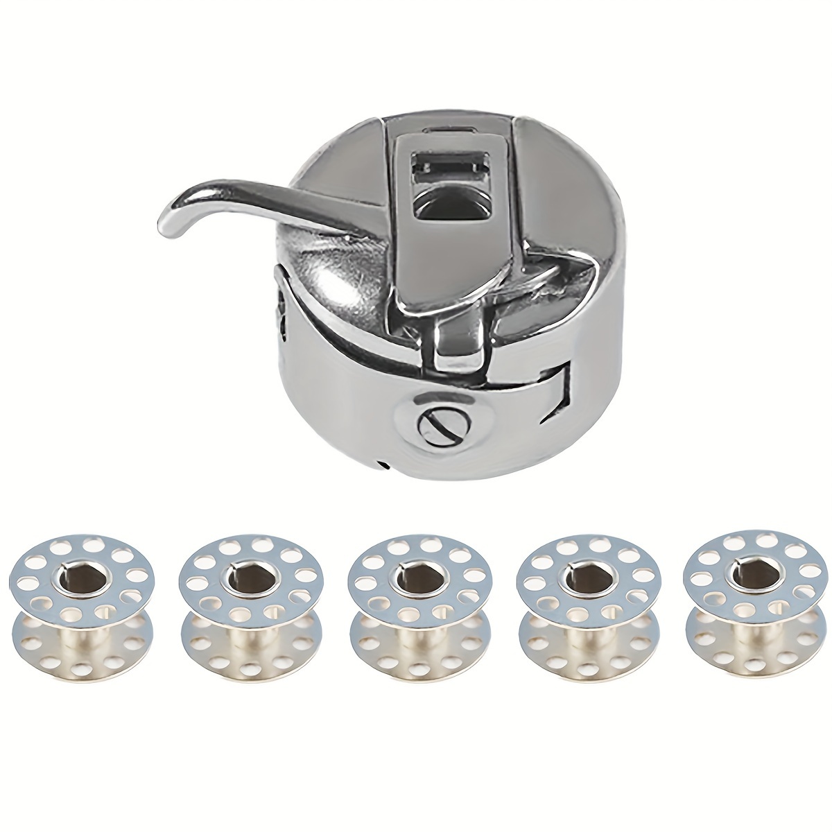 TEMU Sewing Machine Bobbin And Sewing Machine Bobbin Box Set, Household Sewing Machine Accessories For Quilting, Crocheting, , Crafting, Embroidery,