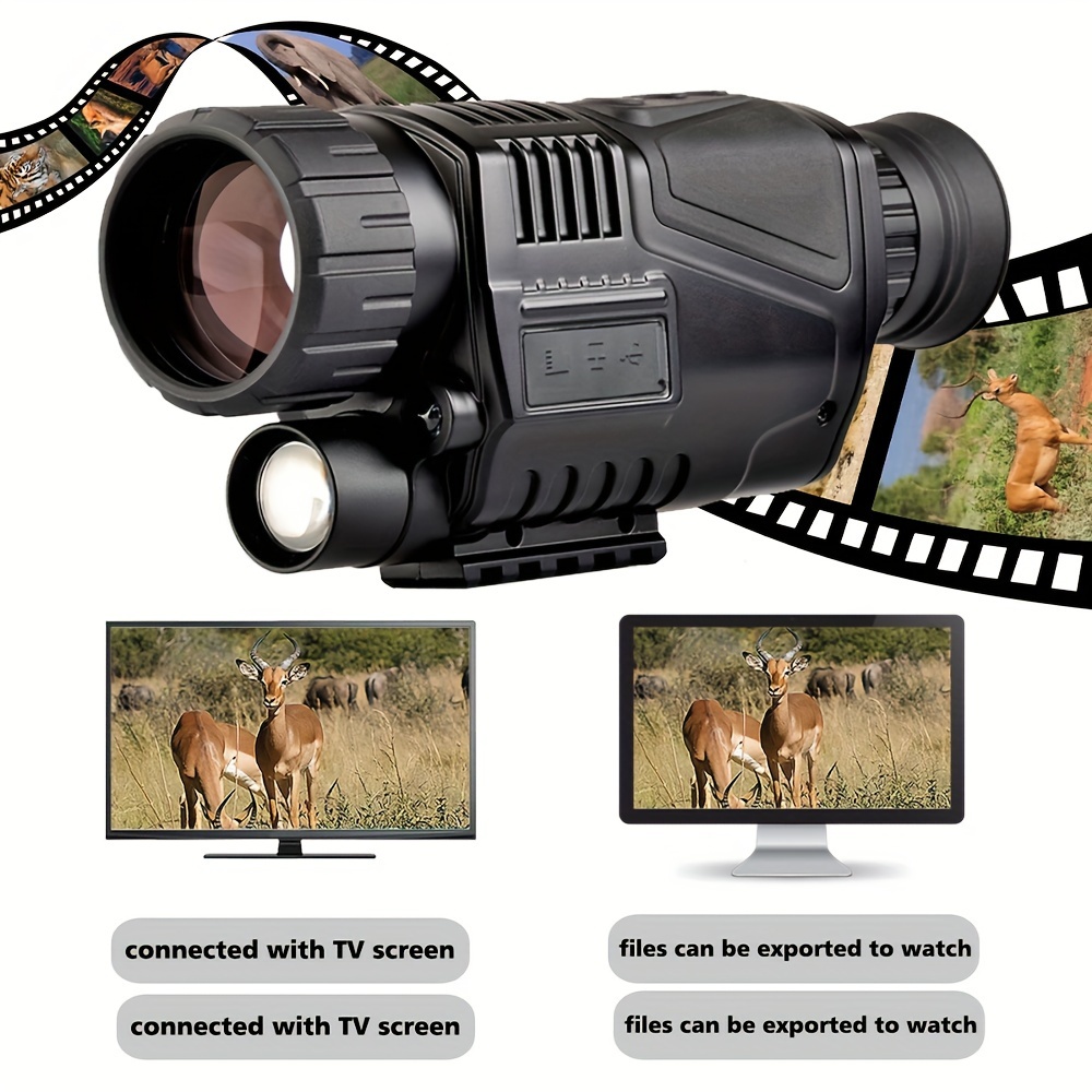 Night Vision Monocular 8x Digital Zoom w/ 32G Memory Card & Storage Bag