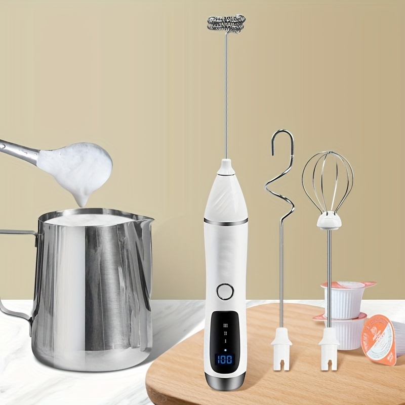 Milk Frother Mixer Whisk Electric Egg Beater Coffee Foamer Kitchen