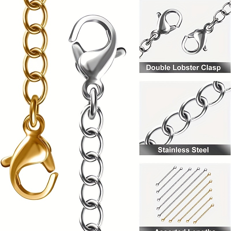 Bracelet Chains Jewelry Making  Chain Extensions Necklaces