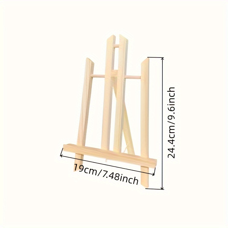 1pc Tabletop Easels For Painting Canvas, Mini Wood Display Easels, Art  Craft Painting Easel Stand For Artists, Students, Portable Canvas Photo  Picture