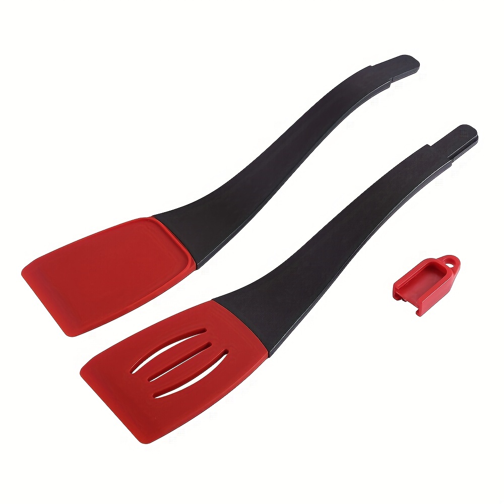 Silicone 3-In-1 Frying Shovel Clip Spatula Leak Shovel