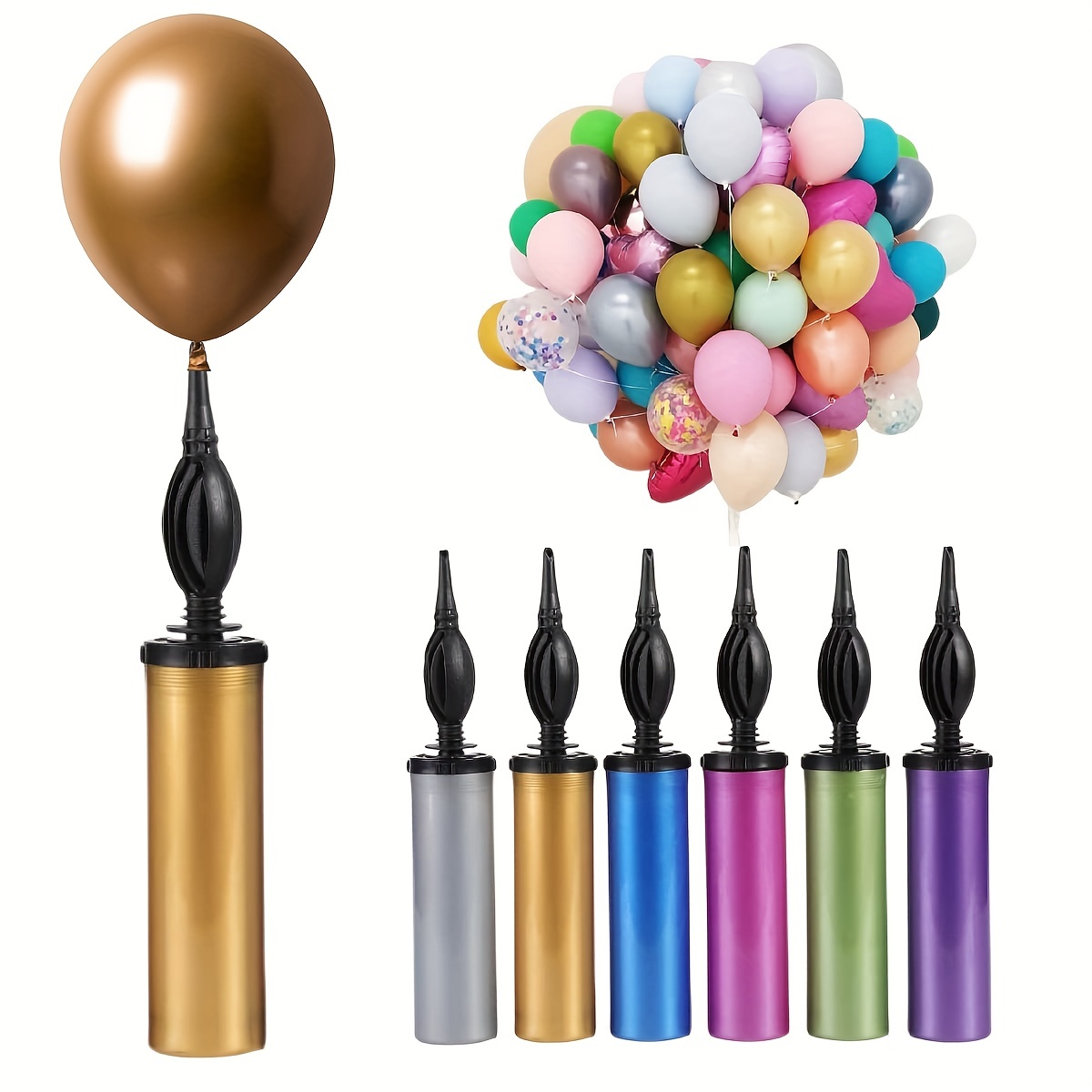 1 Stk., Elektrische Ballonpumpe Europäischer Standard Tragbare Doppel-Düsen  Elektrische Ballonluftpumpe Ballonaufbläser zum Party-Dekor - Temu Germany