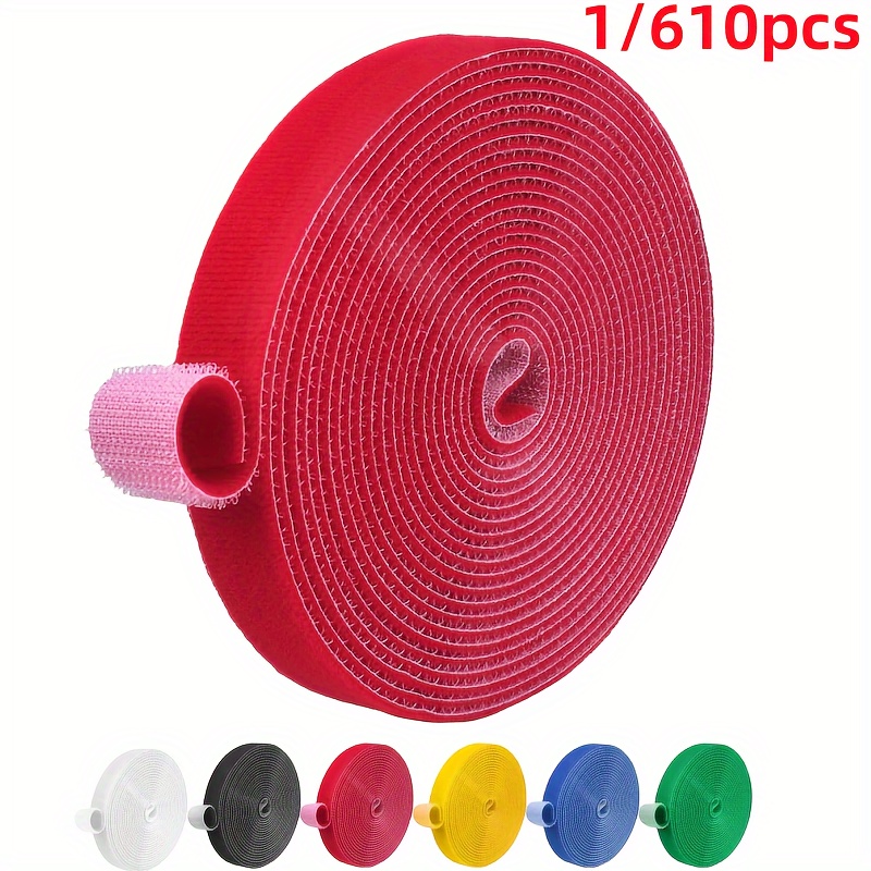 Strap Adhesive Fastener Tape Cable Ties Reusable Double Side Hook
