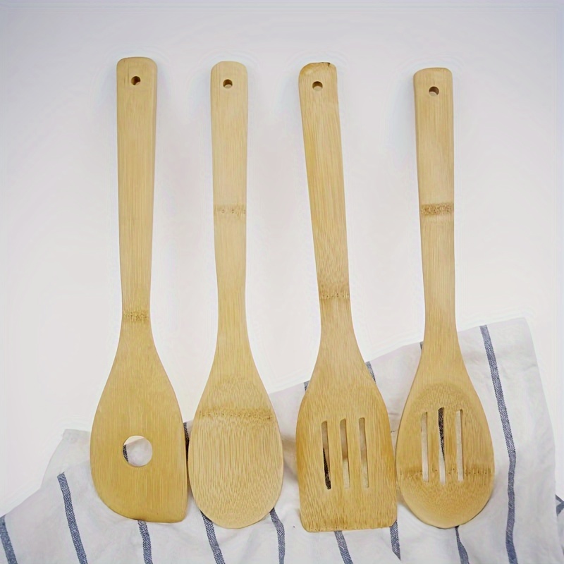 2 Pezzi Utensili In Legno Di Bambù Spatola Da Cucina In - Temu Italy