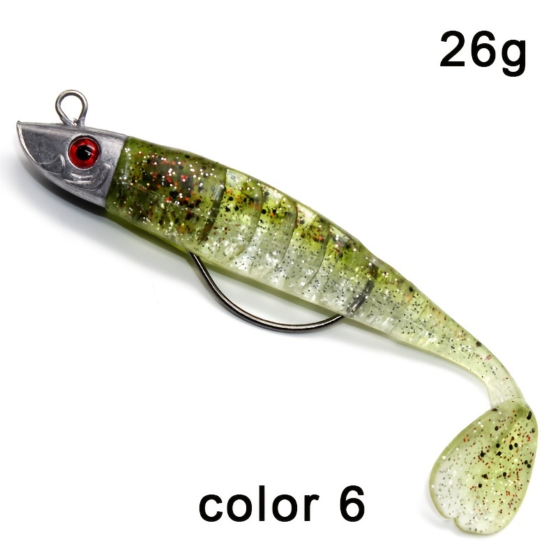 Fishing Lure with Paddle Tail Artificial Bass Baits Bionic Fishing Lures  Fishing Lures with Triple Hook Fishing Lures Soft Fishing Lures Soft  Fishing Lures : : Sports & Outdoors