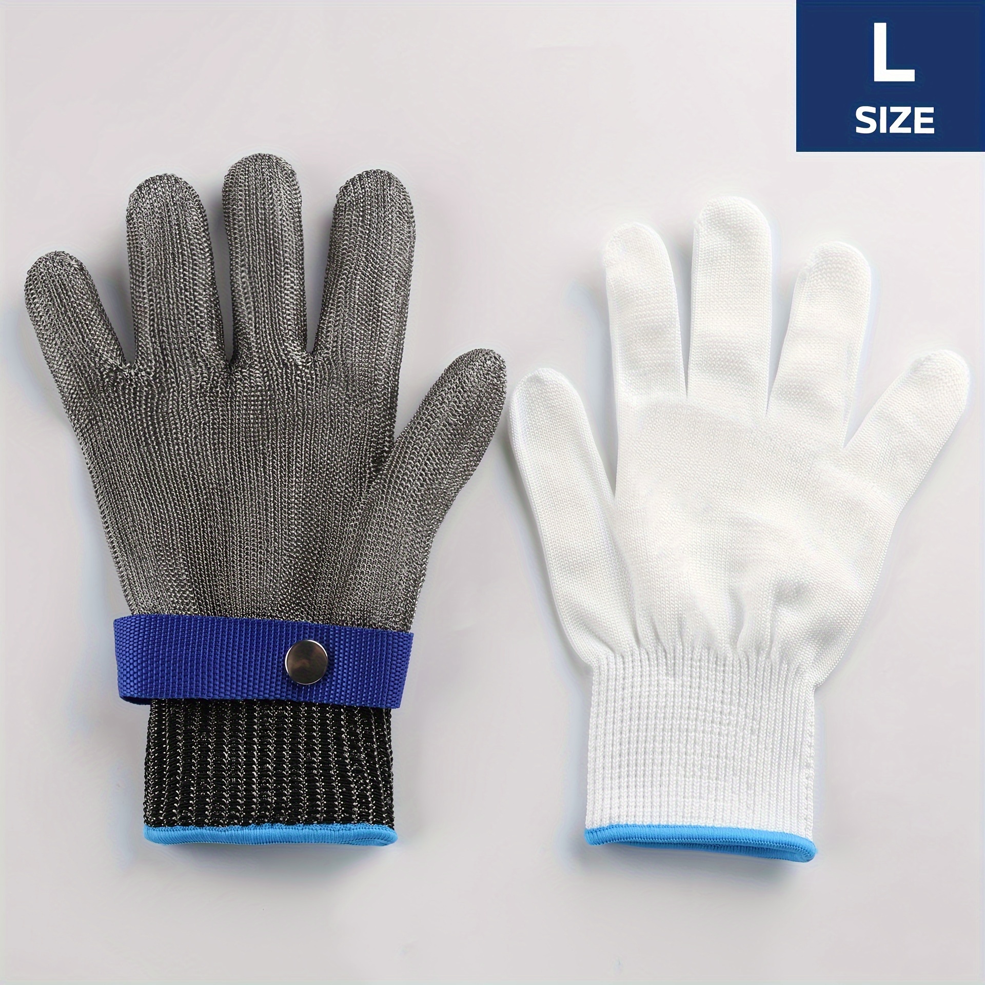 Multi purpose Cut resistant Stainless Steel Mesh Gloves - Temu