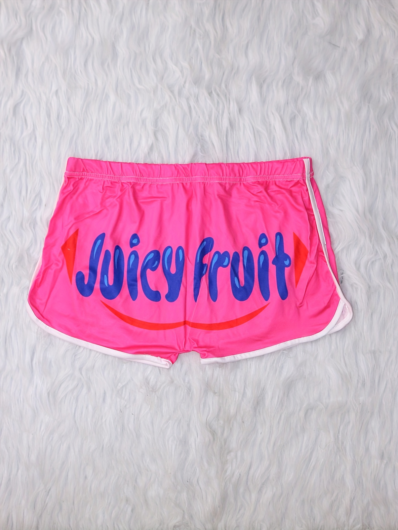 Women Fashion Wifey Letter Printed Sexy Shorts Panties Elastic