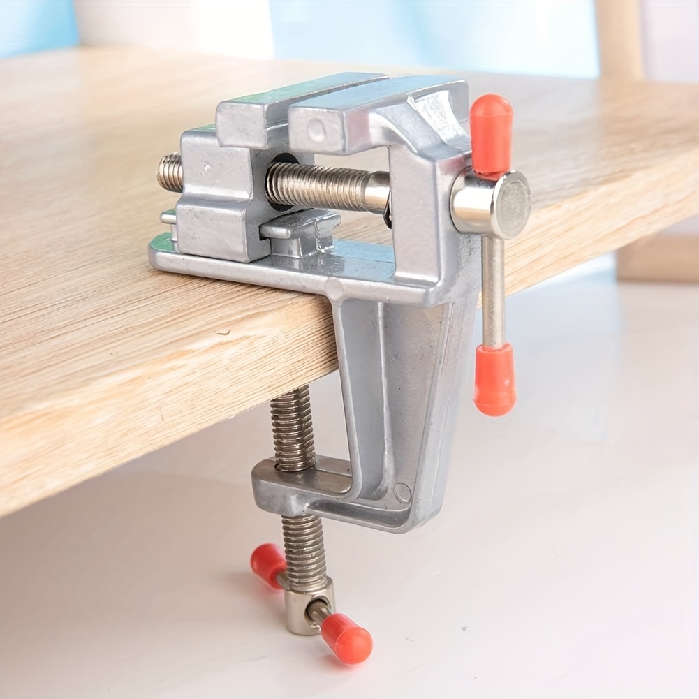 Mini tornillo de banco de mesa, herramienta de reparación fija