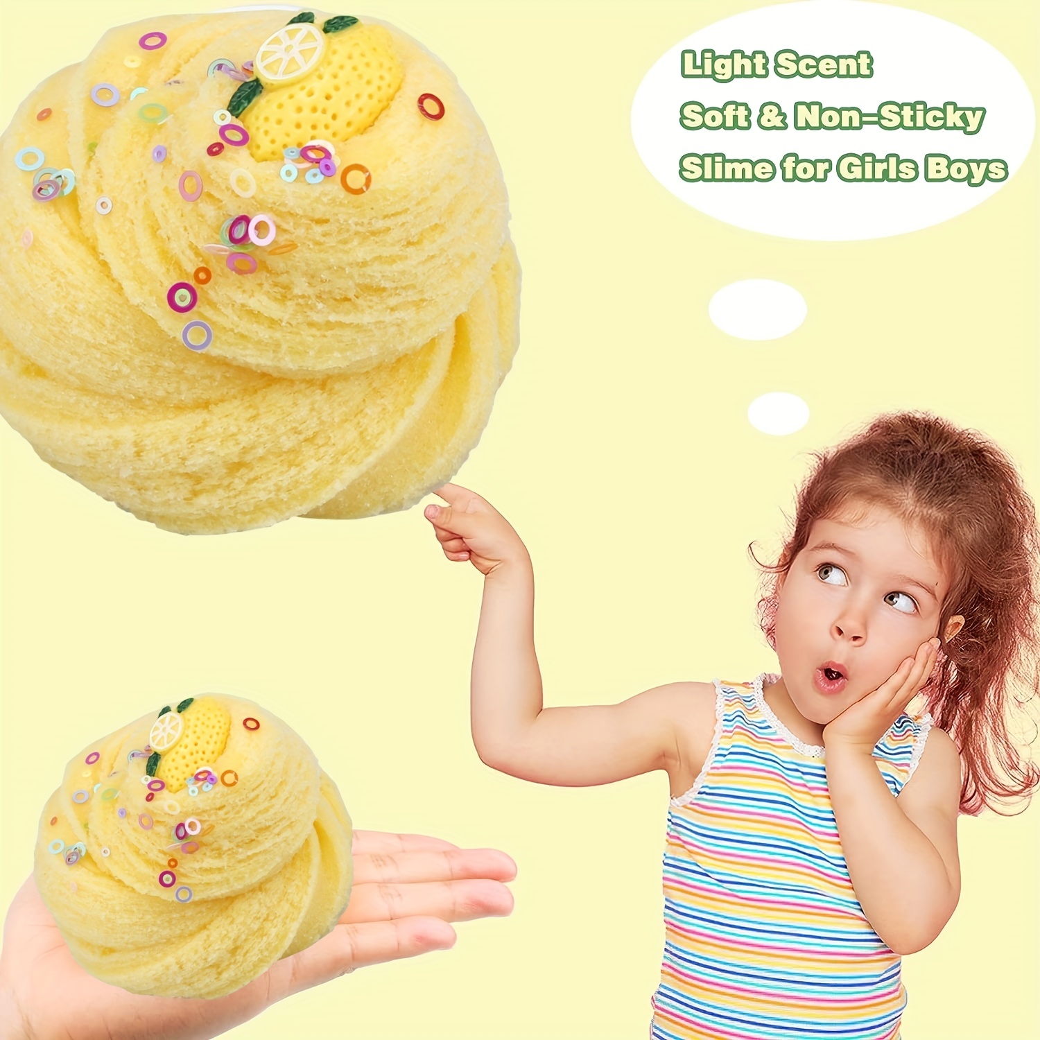 Ice Cream Slime Kit For Girls And Boys 6pcs Butter Slime Kit