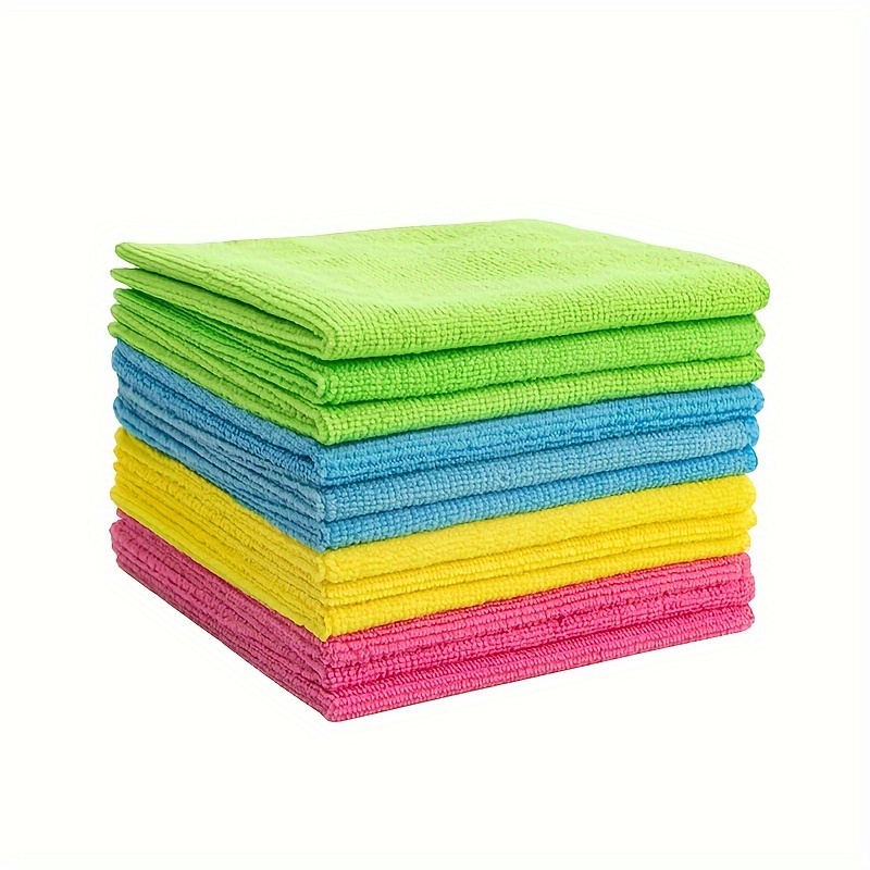 3PCS Absorbent Microfiber Kitchen Cleaning Cloth Dish Washing Towels Rag