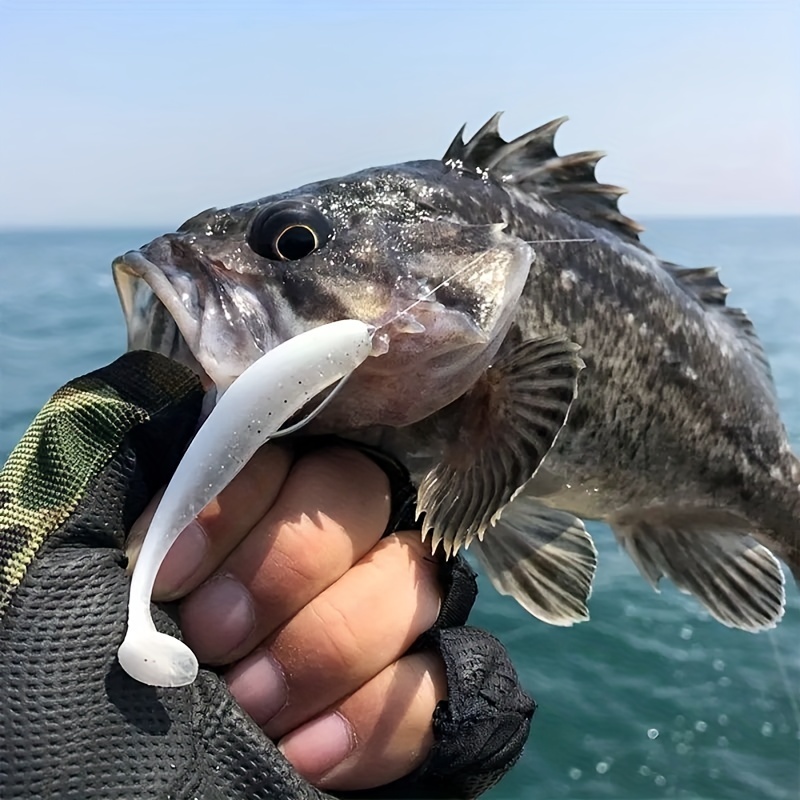 3x Luminous Soft Rubber Fish 10cm/18.5g Bait Wobbler Fishing Lures Jig  Swimbait