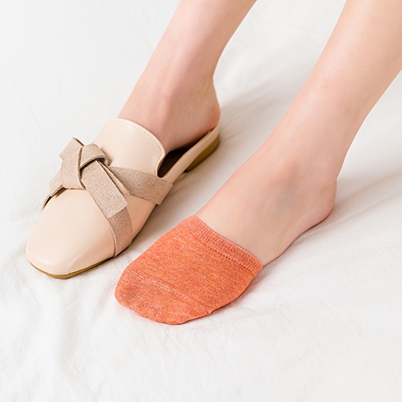 8 pares de medias medias con forro para el dedo del pie, calcetines sin  costuras para mujer, medias YONGSHENG 8390612104985