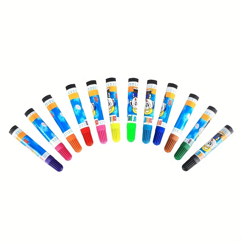 Watercolor Pen Set 12 Color Graffiti Painting Pen Gift Box - Temu