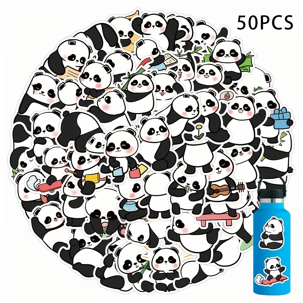 Cute Cartoon Animal Stickers Waterproof Vinyl Decals For - Temu