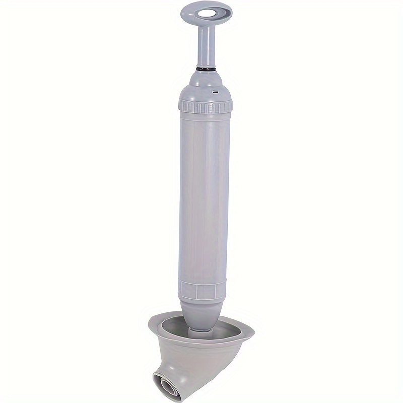 1pc Grey Toilet Drain Clog Cleaner,Vacuum High-pressure ToiletDrain,Air  Pump Toilet Plunger, Home Essential