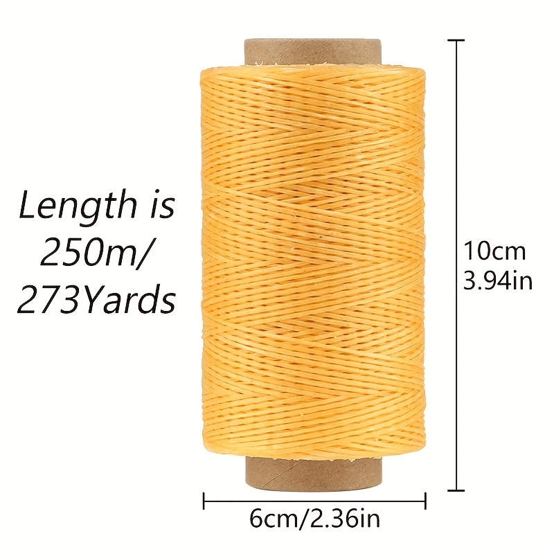 Flat Waxed Thread Leather Waxed Cord For Diy Leather Craft Tool