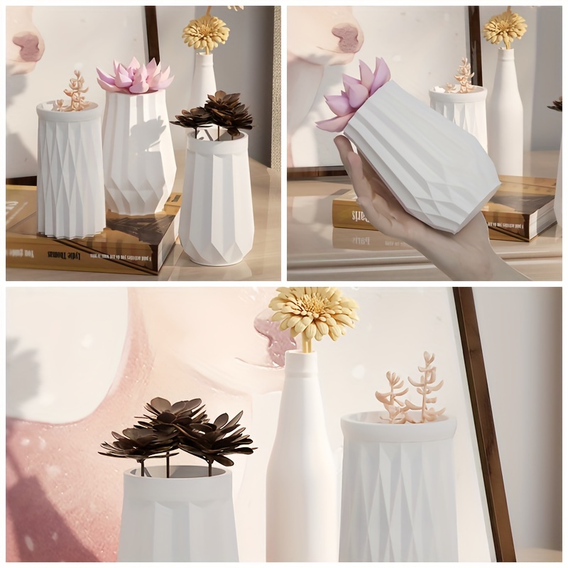 DIY Vase Cristal Résine Époxy Moule Pot De Fleurs Pot De - Temu
