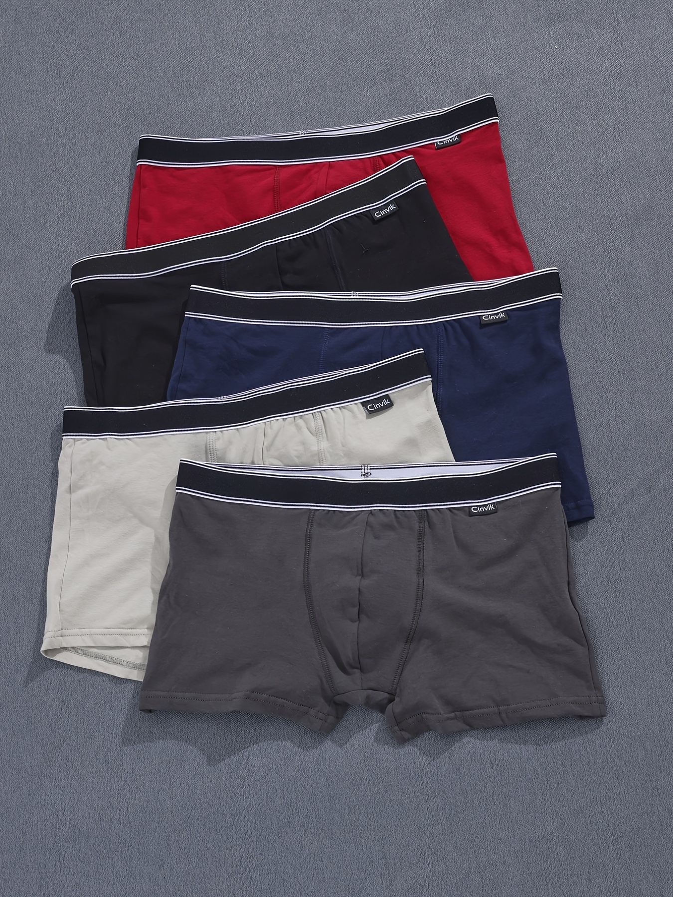 Men's Breathable Boxer Briefs Underwear - Temu Canada