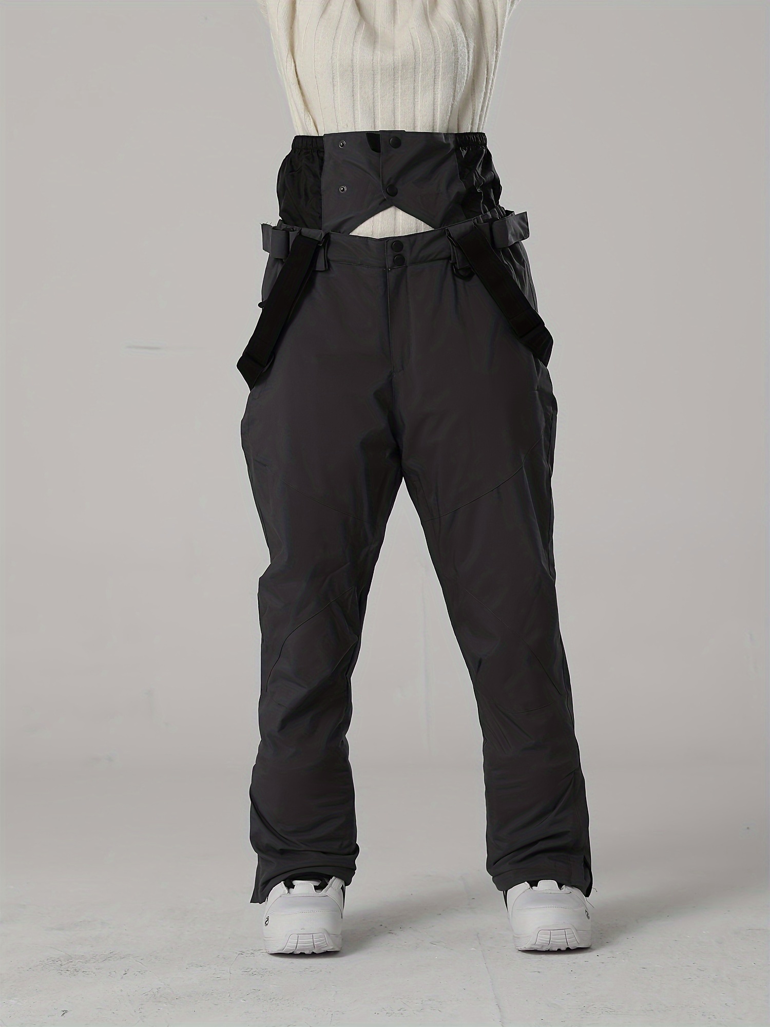 Baohd Ski Bib Insulated Pants Sled trousers insulated plus windproof warm  trousers Winter snow Skiing Warm Winter Full Length Windproof Women XL