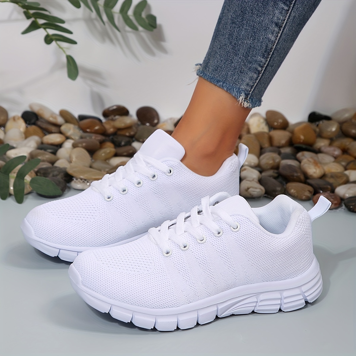 Women's Lightweight Mesh Sneakers Anti slip Soft Sole