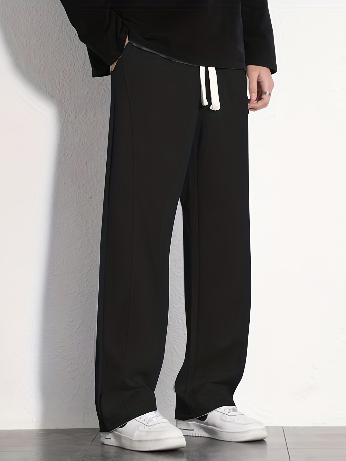 Sunflower Pattern Loose Fit Drawstring Pants