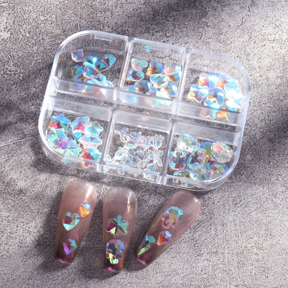 Summer Press On Nail Designs  Swarovski Flat Back Crystals